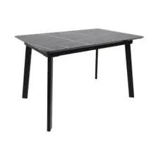 Стол AV 1209 HPL+МДФ 1200 (1600)*800 черный тунис /черный