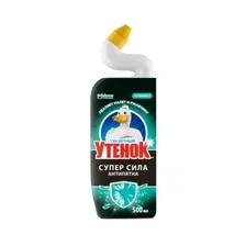 Средство чистящее для унитаза ТУАЛЕТНЫЙ УТЕНОК Супер сила Антипятна 0,5 л (4620000435518)