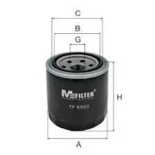 Фильтр масляный MFILTER TF 6553 Mitsubishi Colt/Galant/Lancer/Pajero 1.2-3.0 80>