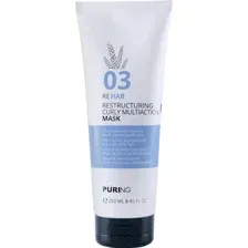 Маска для волос Puring 03 Rehab Restructuring Curly Multiaction Mask, реструктурирующий, для кудрявых волос, 250 мл