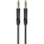 Кабель Borofone BL16 3.5 jack - 3.5 jack (1 м, черный)
