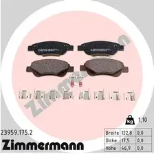 Тормозные колодки дисковые передняя ось ZIMMERMANN 23959.175.2