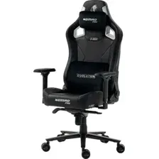 Кресло геймерское Evolution Nomad Pro X-Base (черный/серебристый)