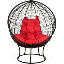 Садовое кресло BiGarden Orbis (черный/красный)