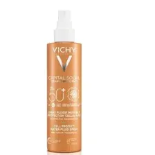 VICHY Capital Soleil Спрей-флюид солнцезащитный легкий Cell Protect SPF50, 200 мл