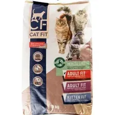 Сухой корм для кошек Cat Fit Для взрослых кошек мясное ассорти 10 кг