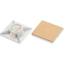 Площадка для хомута-стяжки Starfix SMP2-47751-100, белый, 19х19 мм, 100 шт