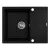 Кухонная мойка Aquasanita Tesa SQT102AW (black metallic 601)