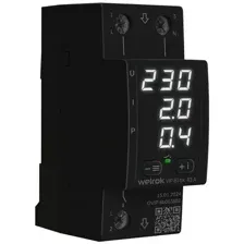 Реле напряжения Welrok VIP-63 (черный)