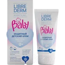 Крем детский Librederm Baby Cold-cream защитный с ланолином и экстрактом хлопка (50мл)