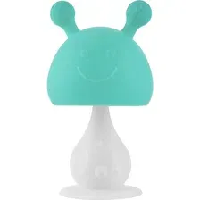 Прорезыватель для зубов ROXY-KIDS Грибочек с держателем в футляре / RST-001-B (мятный)