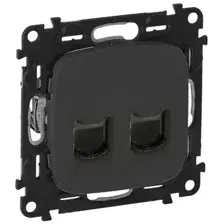 Розетка Legrand Valena Allure 753953 (антрацит)
