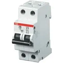 Выключатель автоматический ABB S 202 2P С 10А 6кА 2M 2CDS252001R0104