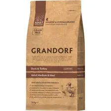 Сухой корм для собак Grandorf Adult Medium & Maxi Duck & Turkey (с уткой и индейкой) 10 кг