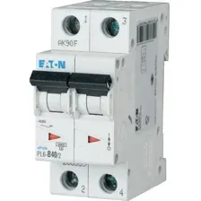 Выключатель автоматический Eaton PL6 2P 40А С 6кА 2M 286571