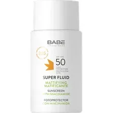 Крем солнцезащитный Laboratorios Babe Флюид С ниацинамидом SPF50 (50мл)