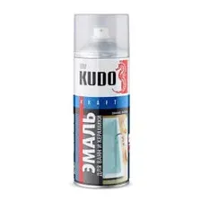 Эмаль аэрозольная KUDO для ванн белая, 520мл