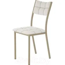 Стул AMC Comfort 3К10.12 (кожзам белый/капучино)