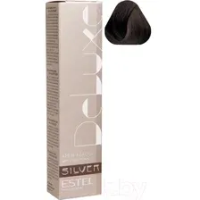 Крем-краска для волос Estel De Luxe Silver 5/71 (светлый шатен коричнево-пепельный)