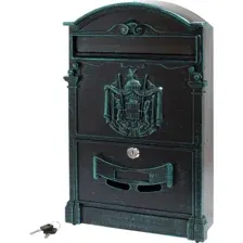 Почтовый ящик Аллюр №4010В (зеленая патина)