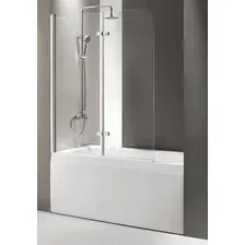 Стеклянная шторка для ванны Cezares ECO-O-V-21-120/140-C-Cr