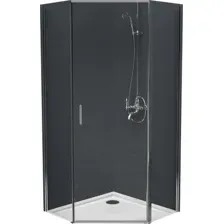 Душевой уголок BelBagno UNO-195-P-1-80-C-Cr