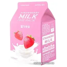 Тканевая маска APieu Маска для лица тканевая Strawberry Milk One-Pack (21 г)