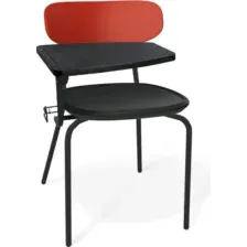 Стул офисный Sheffilton SHT-S85М-RD-2 (черный/красный/черный муар)