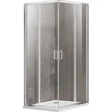 Душевой уголок Adema Glass Line Vierkant-100 (прозрачное стекло)