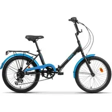 Велосипед AIST Smart 20 2.1 2024 (черный/синий)