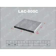 Салонный фильтр LynxAuto LAC800C