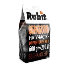 Гранулы от вредителей Rubit Рофатокс для обработки участка от почвенных вредителей 600 г