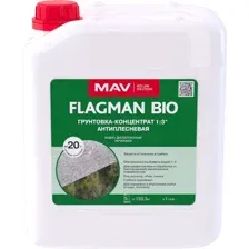 Грунтовка-концентрат FLAGMAN BIO антиплесневая бесцветная 5 л (5 кг)