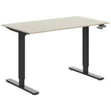 Стол Механический подъемный стол KingStyle UP Mech Black, сосна натуральная