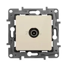 Розетка телевизионная Legrand Etika 672363 (слоновая кость)