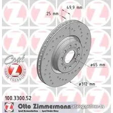 Тормозной диск Zimmermann 100330052