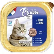Влажный корм для кошек Plaisir паштет из тунца (100г)