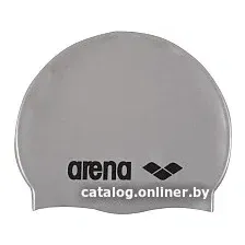 Шапочка для плавания ARENA Classic Silicone Cap 91662 51 (silver)