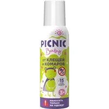 Аэрозоль от насекомых PICNIC Baby от клещей и комаров (125мл)