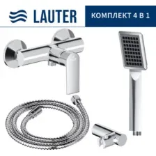 Смеситель Lauter Reef 21СК9678C с лейкой Relexa Serene 21S00103