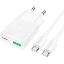 Сетевое зарядное Hoco N73 USB Type-C (белый)