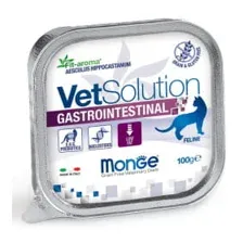 Ветеринарная диета Monge VetSolution Cat Gastrointestinal гастро интестинал для кошек при заболеваниях ЖКТ, ламистер 100 г