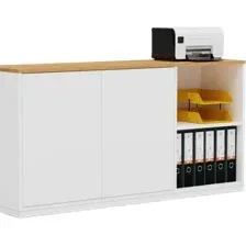 Тумба Crafto Мальта 02 150x40x75 (белый дуб)