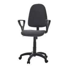 Кресло офисное Фабрикант Престиж+ (ТК-3 светло-серый/PL 600)