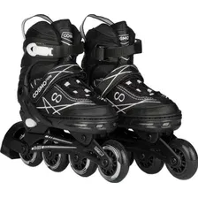 Роликовые коньки Cosmoride Freerider SKCR25ED (р-р 35-38, черный/белый)