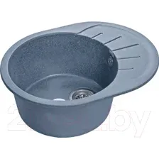 Мойка кухонная GranFest Rondo GF-R580L (графит)