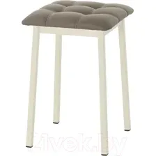 Табурет AMC Comfort 7К3.17 (кожзам капучино/слоновая кость)