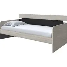 Кровать-тахта PROxSON Milton 120x190 (ясень шимо светлый/черный)