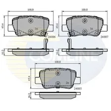 Комплект тормозных колодок, дисковый тормоз COMLINE CBP32026