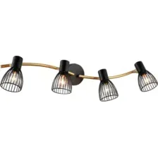 Спот Ambrella TR8662/4 BK/GD (черный/золото)